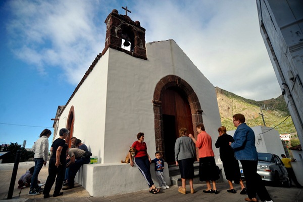La iglesia de Taganana es la morada de Nuestra Señora de las Nieves. / FRAN PALLERO