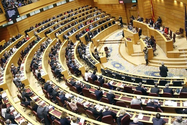 Los 266 senadores son designados por elección directa (208) y por los parlamentos autonómicos (58). | EP 