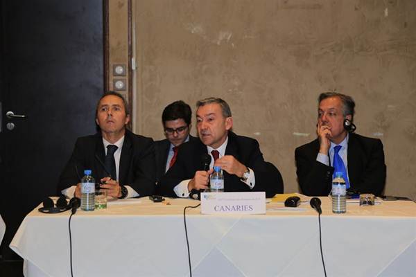 Rivero en la XX Conferencia de Presidentes de las Regiones Ultraperiféricas. | EP