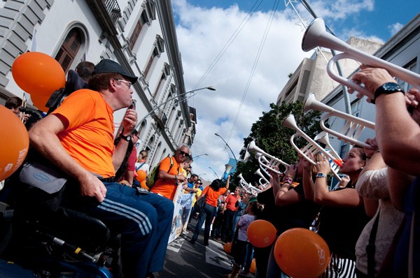 Visibilizar la discapacidad es una de las luchas del colectivo. / FRAN PALLERO
