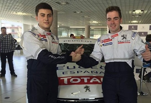 José Antonio Suárez y Pepe Lopez formarán parte del Peugeot España Racing Team en la 208 Rally Cup. | DA