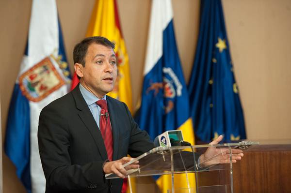 José Manuel Bermúdez, ayer, durante la conferencia en la Cámara. | F. P.