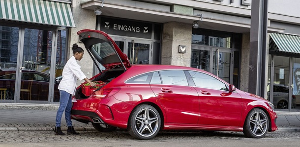Inconfundible silueta del Mercedes CLA Shooting Brake. | DA