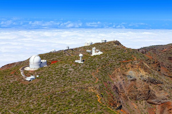 Los 19 telescopios Cherenkov se ubicarían en el Observatorio del Roque de los Muchachos, en la isla de La Palma.  / DA