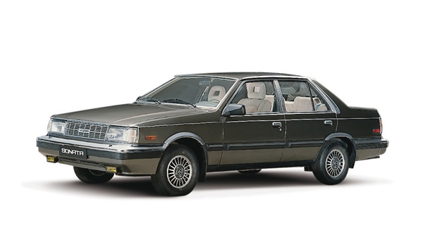 El Hyundai Sonata, que hizo su debut en 1985 en Corea. | DA