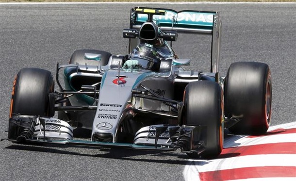 Nico Rosberg (Mercedes) durante la calificación del Gran Premio de España. | REUTERS