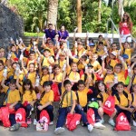 Otro grupo de niños del colegio La Salle de La Laguna. / S. M.