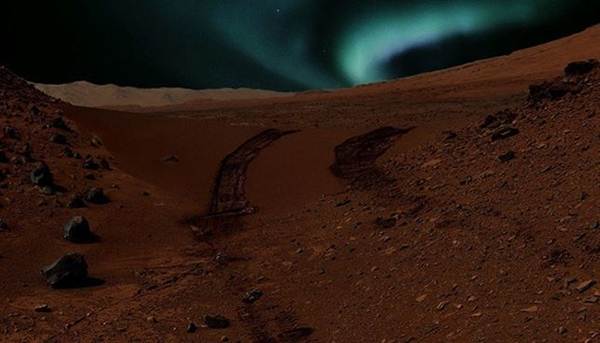 Auroras en Marte: Pueden verse a simple vista desde la superficie