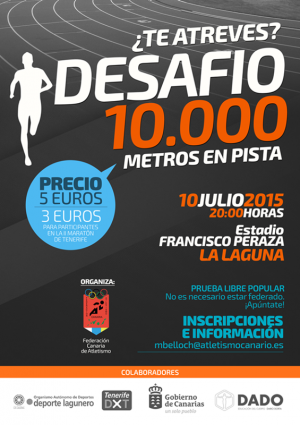 Cartel de la prueba organizada por la Federación Canaria de Atletismo. | DA