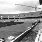 1992:  Con Javier Pérez de presidente se reconstruyó y amplió la Grada de Gol