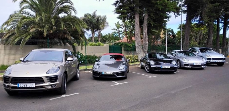 Caravana Porsche en el Club de Golf de Tenerife. |DA