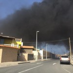 Imágenes del incendio en La Garita. | DA