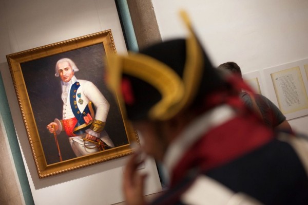 Preside la muestra un retrato del general Gutiérrez donado al museo.  / FP