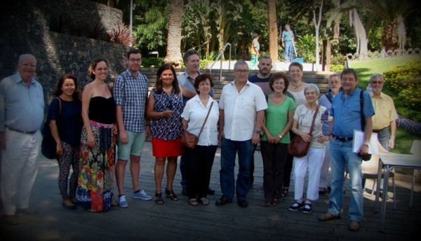 Integrantes de la plataforma ciudadana Ahora en común de Tenerife. / DA