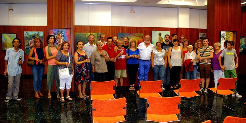 Participantes en la séptima edición del certamen convocado por la asociación Arte Siglo XXI. / DA