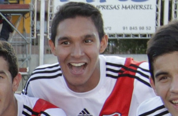 Martínez, durante una competición internacional del equipo sub 17 de River en Madrid| CARLOS BARAJAS