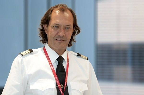 Alberto Hevia, comandante de Iberia Express./ DA