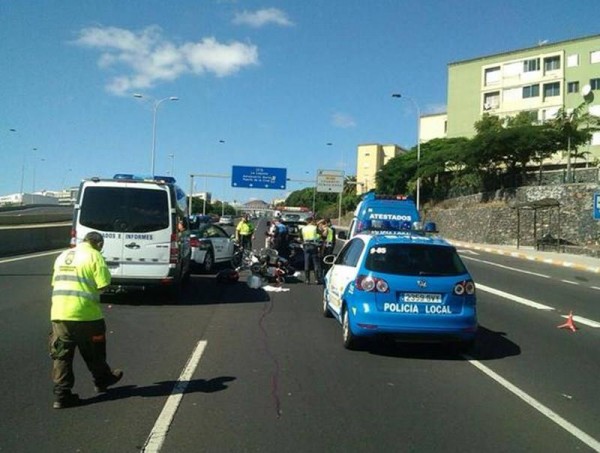 Imágenes del accidente. / Policia Local