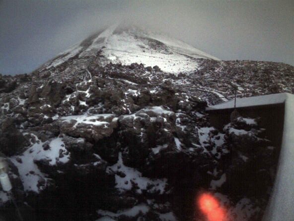 Imagen del Teide nevado. / DA
