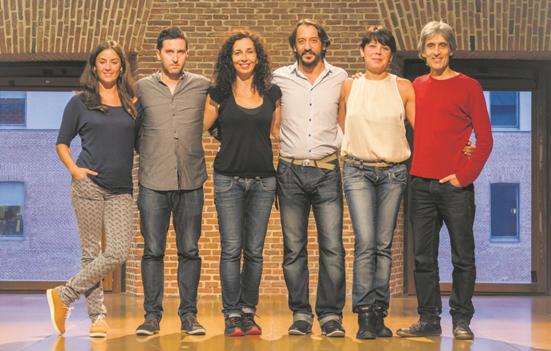 Lucía Barrado, Juan Vinuesa, Montse Díez, Germán Torres, Nerea Moreno, Manolo Caro. /  