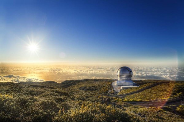 Observatorio del Roque de Los Muchachos, situado a 2.396 metros de altitud. | DA