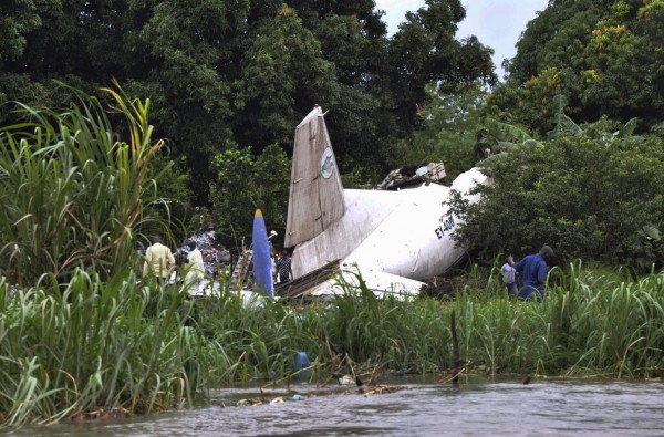 El avión estrellado en Yuba. | REUTERS