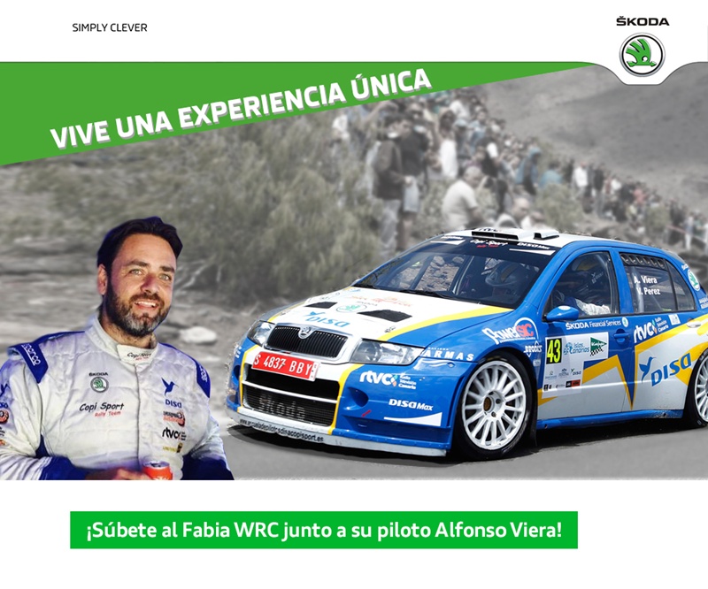 Alfonso Viera Skoda Fabia WRC