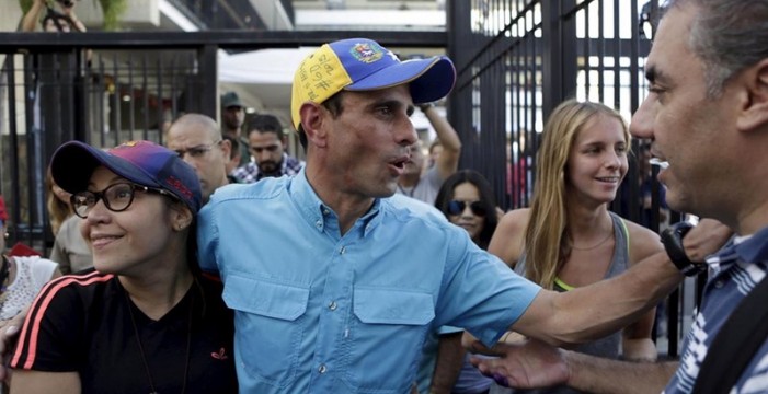 Capriles acusa al Gobierno de “despreciar” la voluntad popular