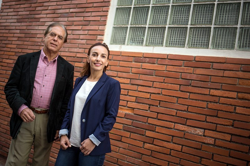 Olivia Delgado y José Vicente González, candidatos del PSOE al Senado por Tenerife. / ANDRÉS GUTIÉRREZ