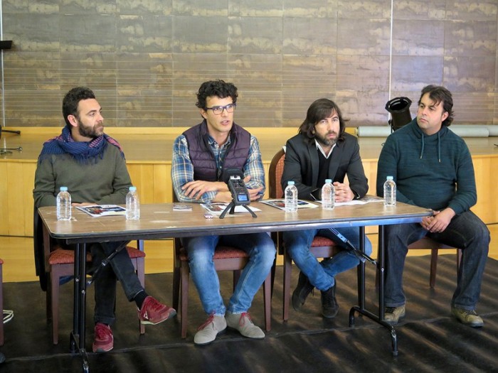 De izquierda a derecha, Javier Cuevas, Yeray Rodríguez, Tomás López Perea y Oswaldo Bordón. / DA