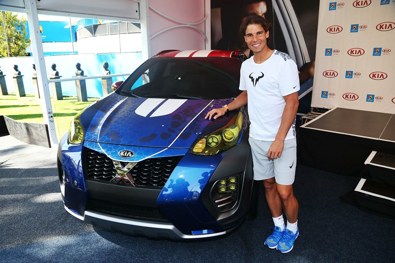 Rafa Nadal Kia X-car Kia Sportage 1