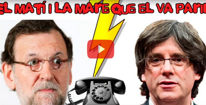 Un imitador de Puigdemont logra hablar con Rajoy, que se compromete a llamarle el lunes para reunirse