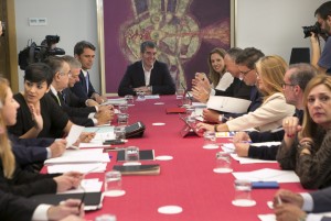 Imagen de la reunión de la administración central y regional. /DA