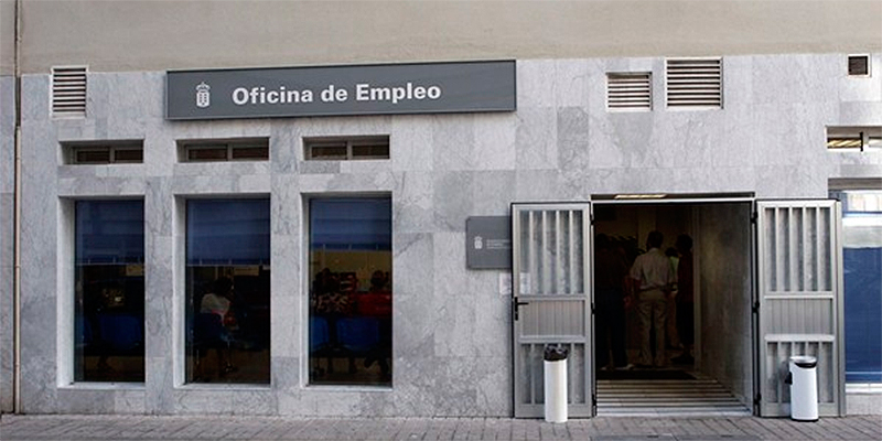 Oficina de empleo. Paro Canarias
