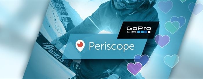 Periscope para iOS ya retransmite directamente desde la cámara GoPro