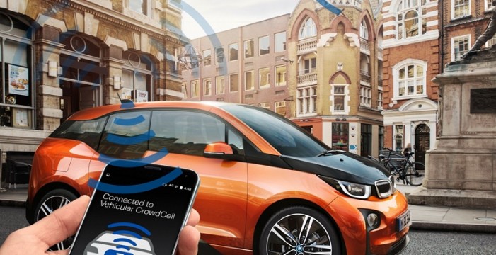 BMW presenta la tecnología ‘Vehicular CrowdCell’ en el Mobile World Congress 2016 en Barcelona