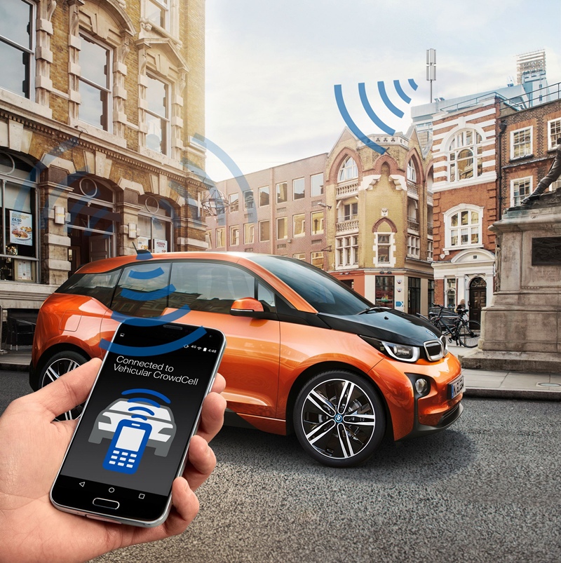 BMW presenta la tecnología ‘Vehicular CrowdCell’ en el Mobile World Congress