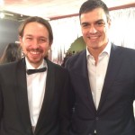 Pedro Sánchez y Pablo Iglesias en los Goya. / DA