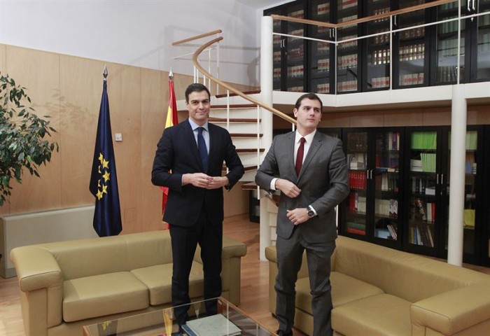 Pedro Sánchez y Albert Rivera. | EP
