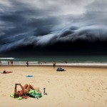 Nature, 1st prize singles (Rohan Kelly - Storm Front on Bondi Beach)