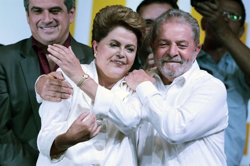 Dilma Rousseff y Luiz Inazio Lula da Silva