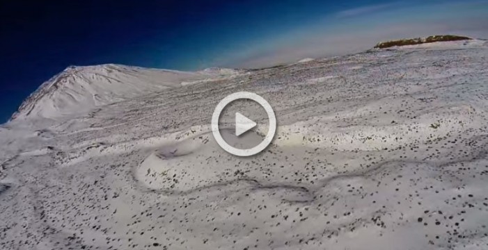 El Teide nevado como nunca lo habías visto