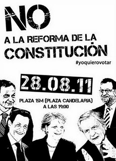 Democracia Real Ya convoca una concentración el domingo en la Plaza de la Candelaria
