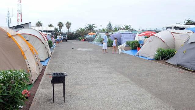 Los ‘campings’ de la Isla, al 60%