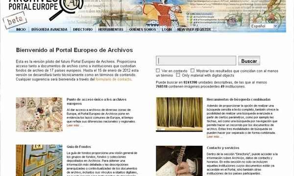 Una web da acceso libre al patrimonio archivístico de 17 países europeos