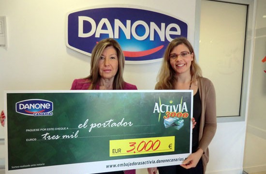 Una tinerfeña gana el premio de la promoción ‘Activia 3.000’