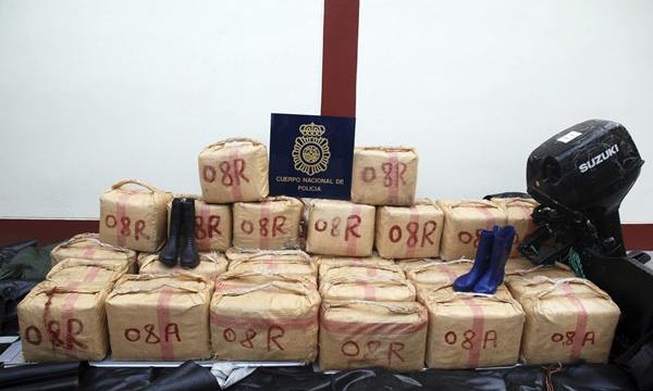 Trece detenidos en una operación antidroga en La Palma con 1,200 kilos de hachís incautados