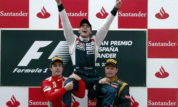 Maldonado, primer venezolano que gana un gran premio de Fórmula Uno