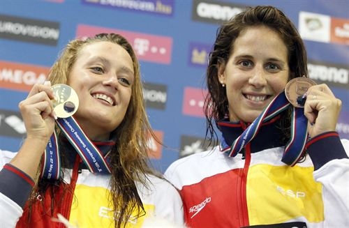 Belmonte y Villaécija, oro y bronce en el 1.500 libre