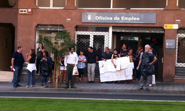 Los funcionarios se movilizan con paros puntuales en Tenerife